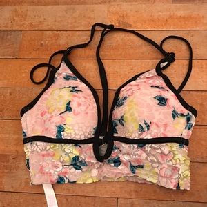 VS PINK Velvet Burnout Bralette
